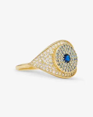 Blue Evil Eye Ring