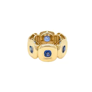Blue Sapphire Band Ring