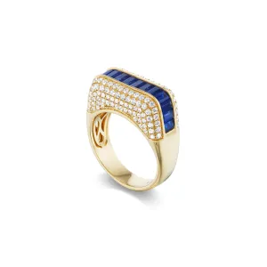 Blue Sapphire Empress Ring