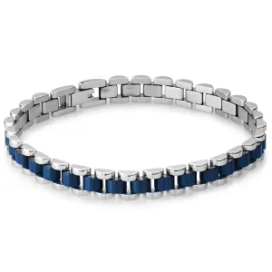 Blue Watch Link Bracelet 8mm