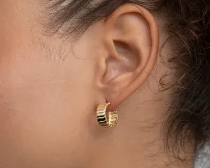 Bold Hoop Earrings - 18K Gold Vermeil