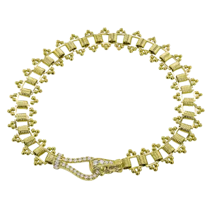 Bracelet in 18K Gold with Diamonds