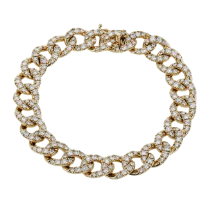 Bracelet in 18k Gold with Diamonds