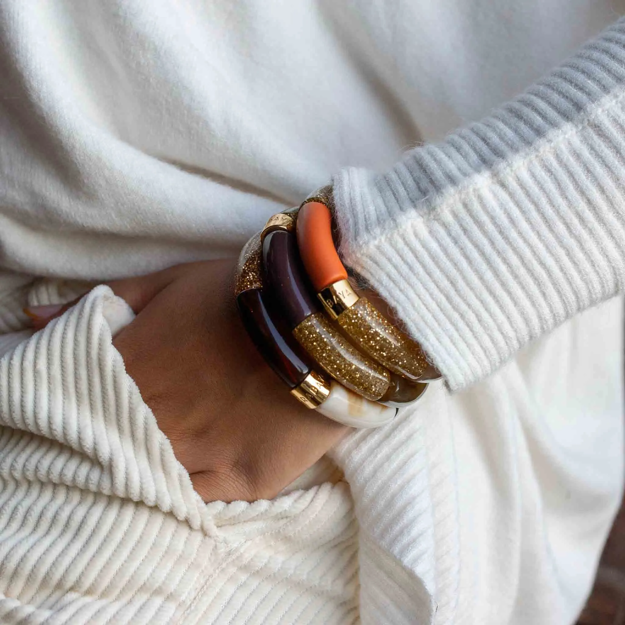 BRACELET PIPOCA TERRA-OURO 1