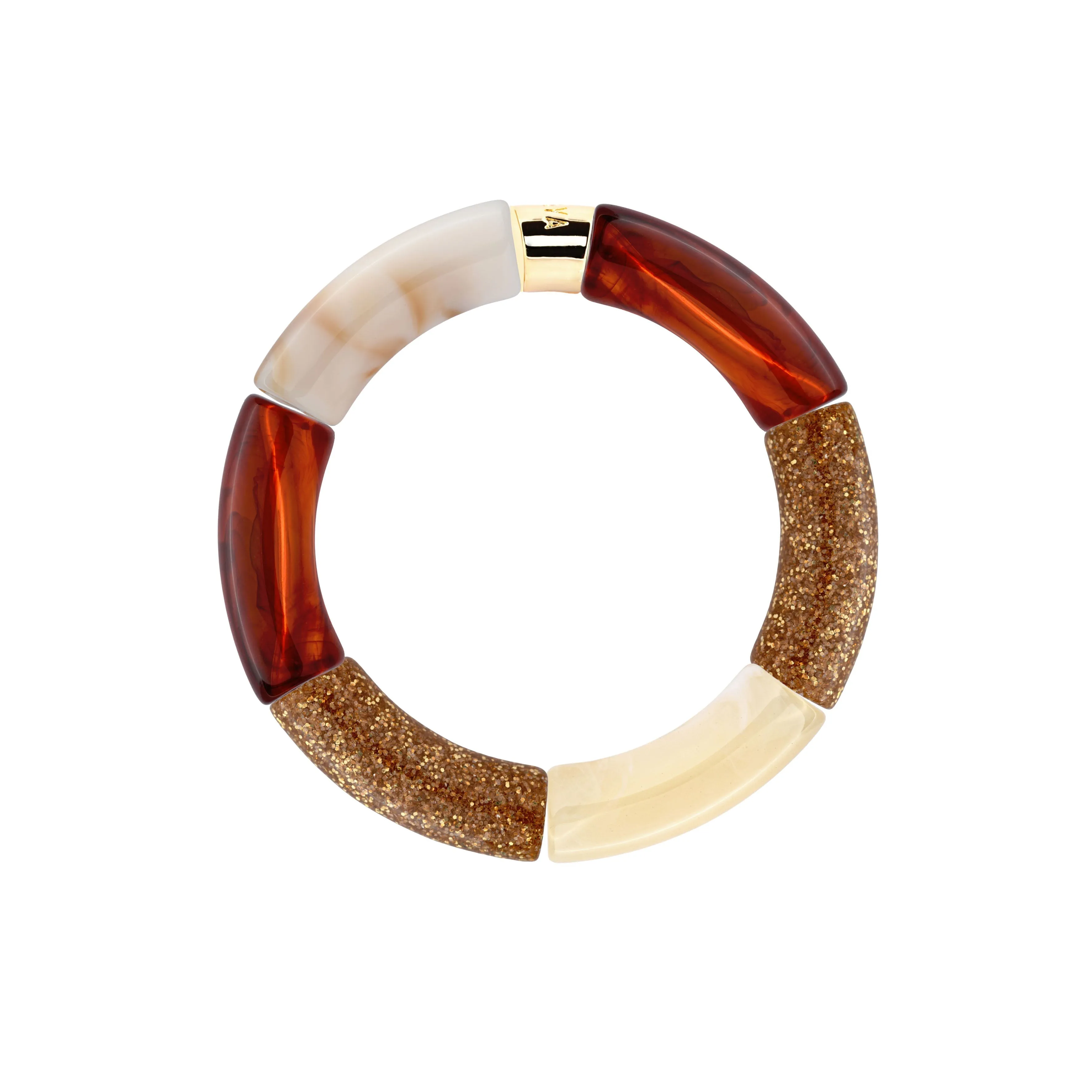 BRACELET PIPOCA TERRA-OURO 1