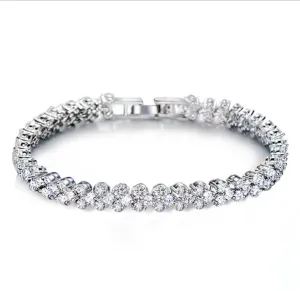 Bracelets Full Of Hearts and Arrows Zircon Cubic Stone Bracelet Best Wedding Gift For Women