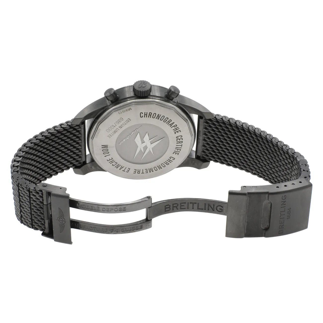 Breitling PVD Stainless Steel Transocean Unitime Pilot MB0510U6
