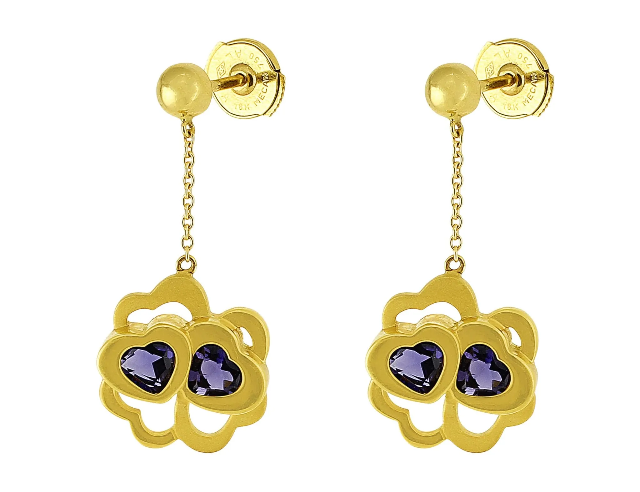 Carrera Y Carrera Chandelier Heart Earrings