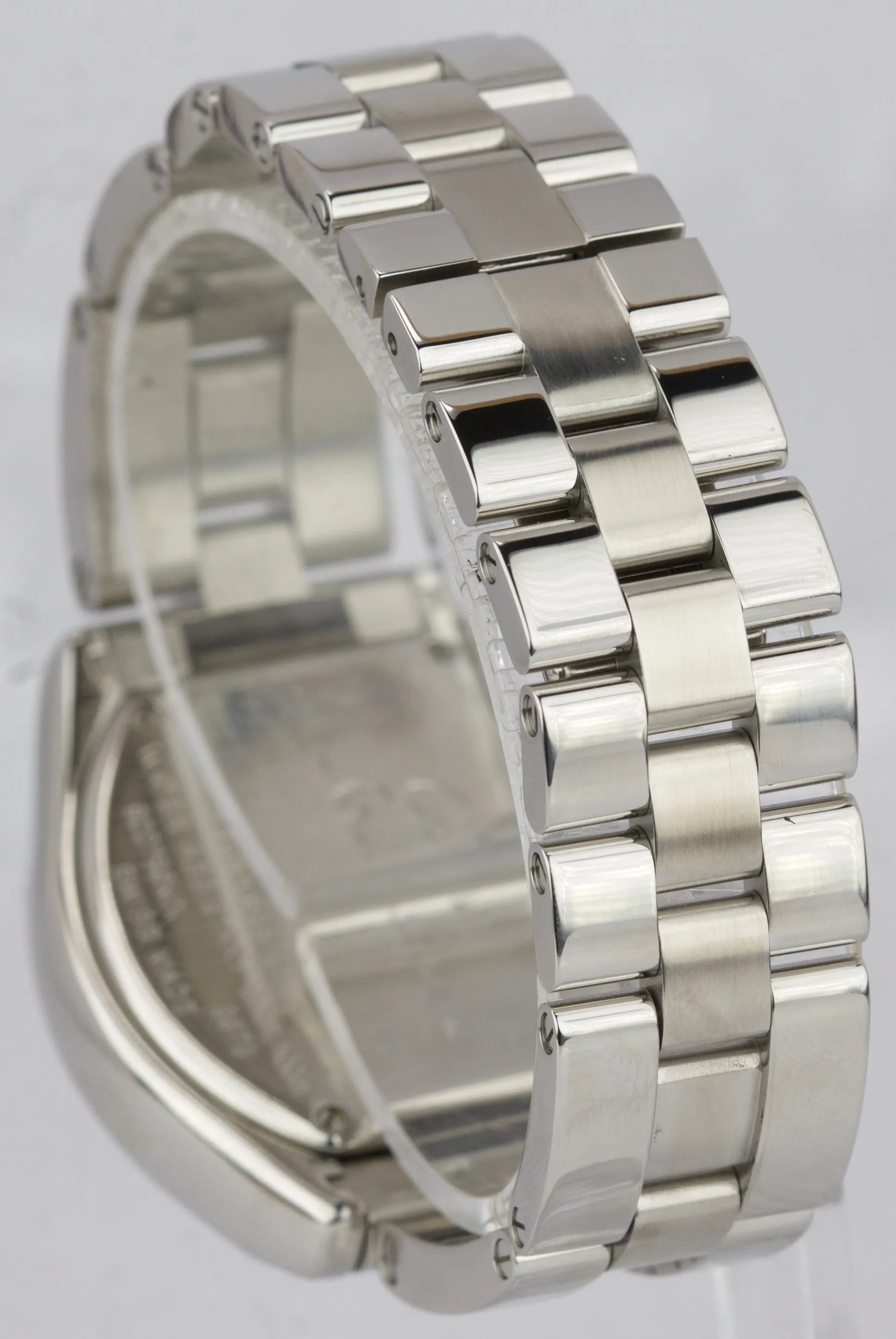 Cartier Roadster Stainless Steel Pink Roman Date 31mm Quartz Watch 2675 W62017V3