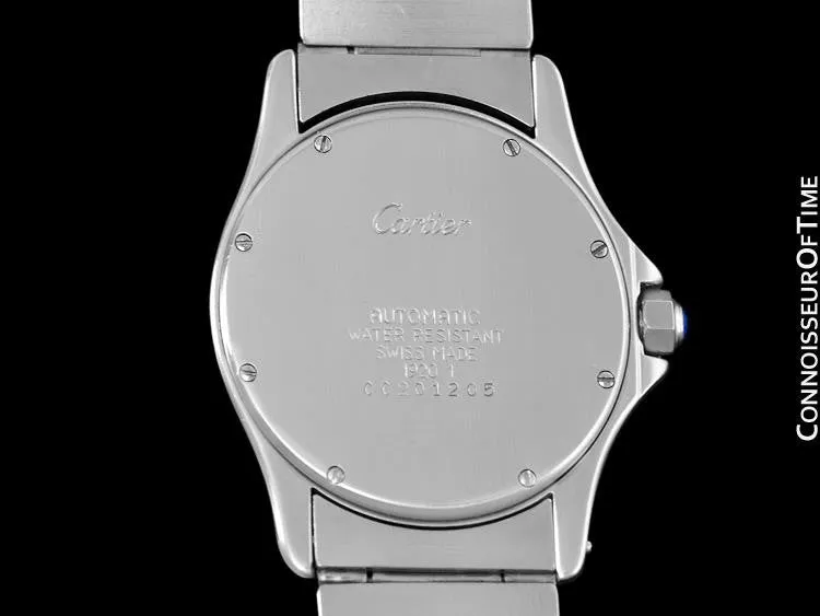 Cartier Santos Ronde Mens Watch, Automatic - Stainless Steel