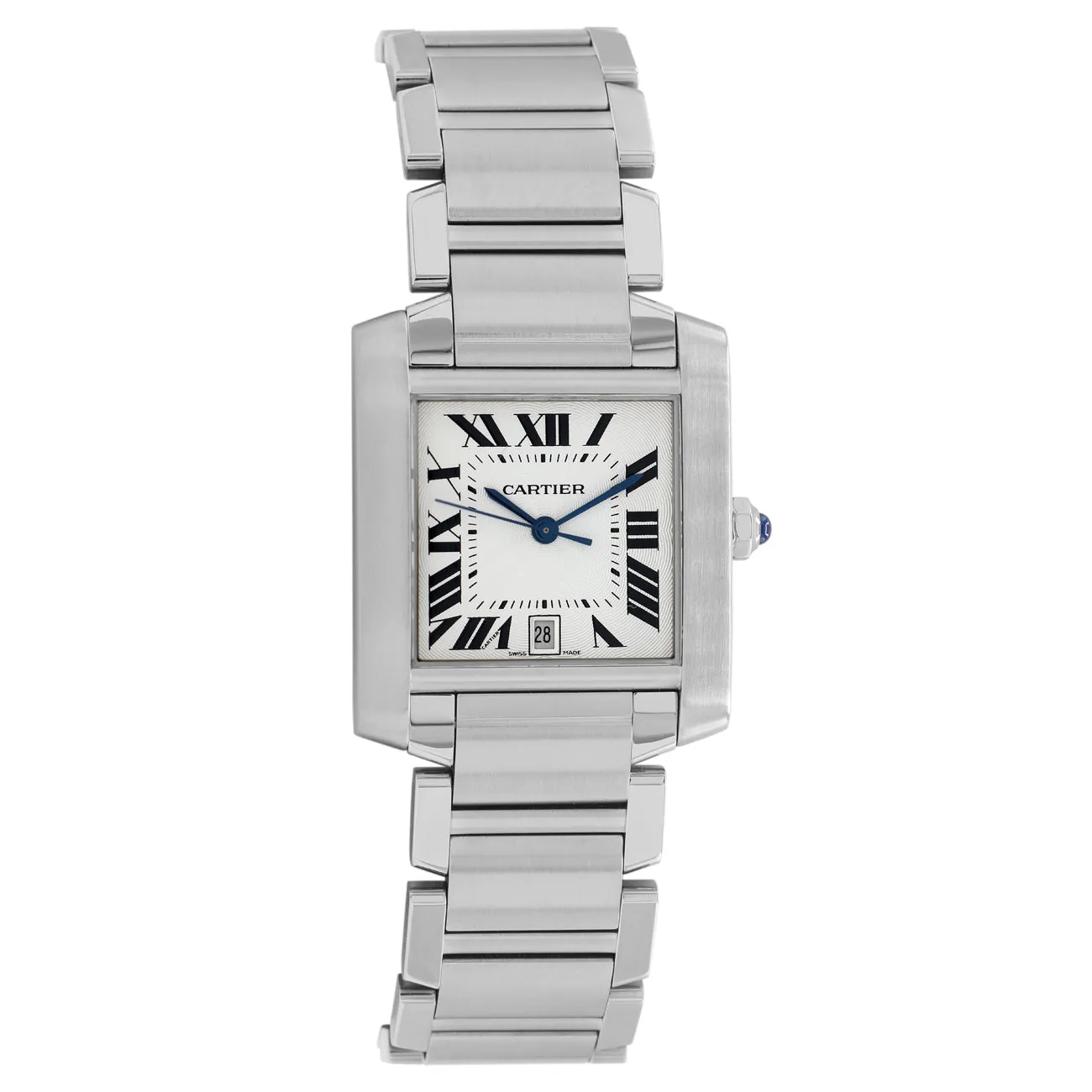 Cartier Stainless Steel Tank Francaise Automatic W51002Q3