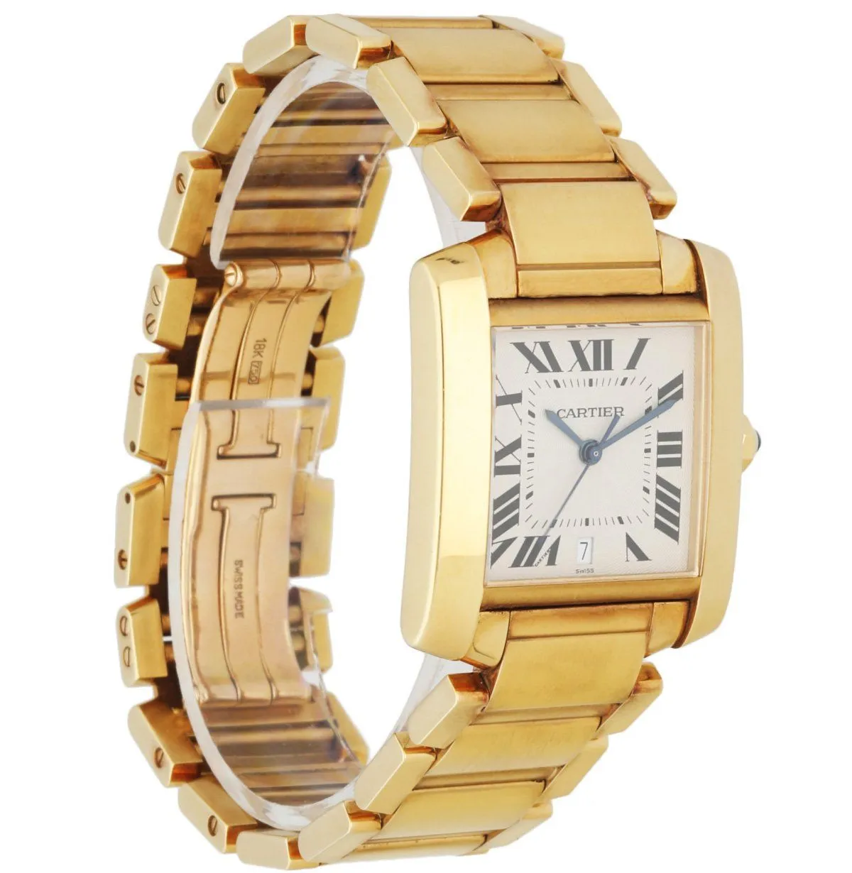 Cartier Tank Francaise 1840 18K Yellow Gold Men's Watch