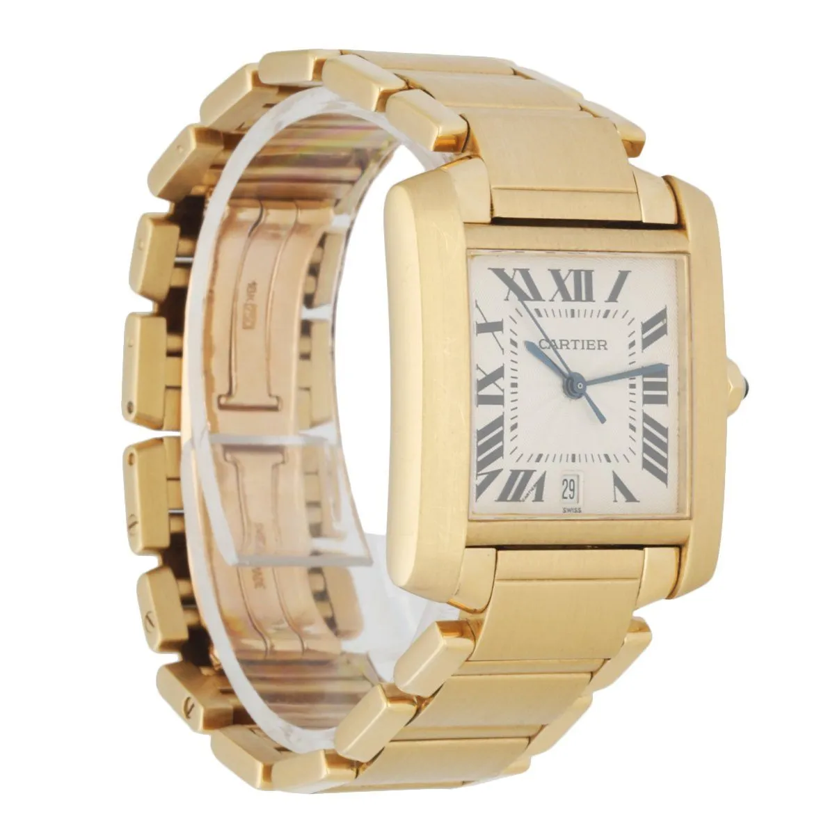 Cartier Tank Francaise 1840 18K Yellow Gold Men's Watch