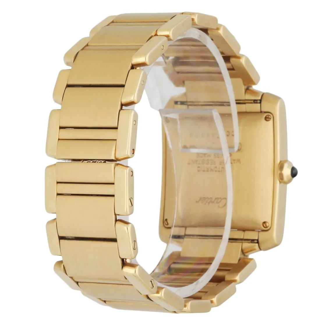 Cartier Tank Francaise 1840 18K Yellow Gold Men's Watch