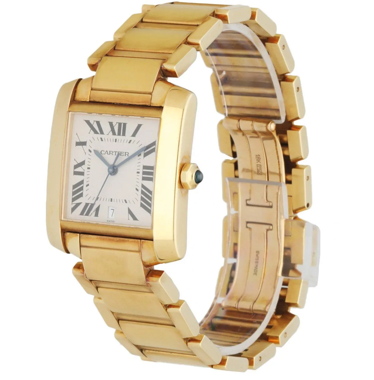 Cartier Tank Francaise 1840 18K Yellow Gold Men's Watch