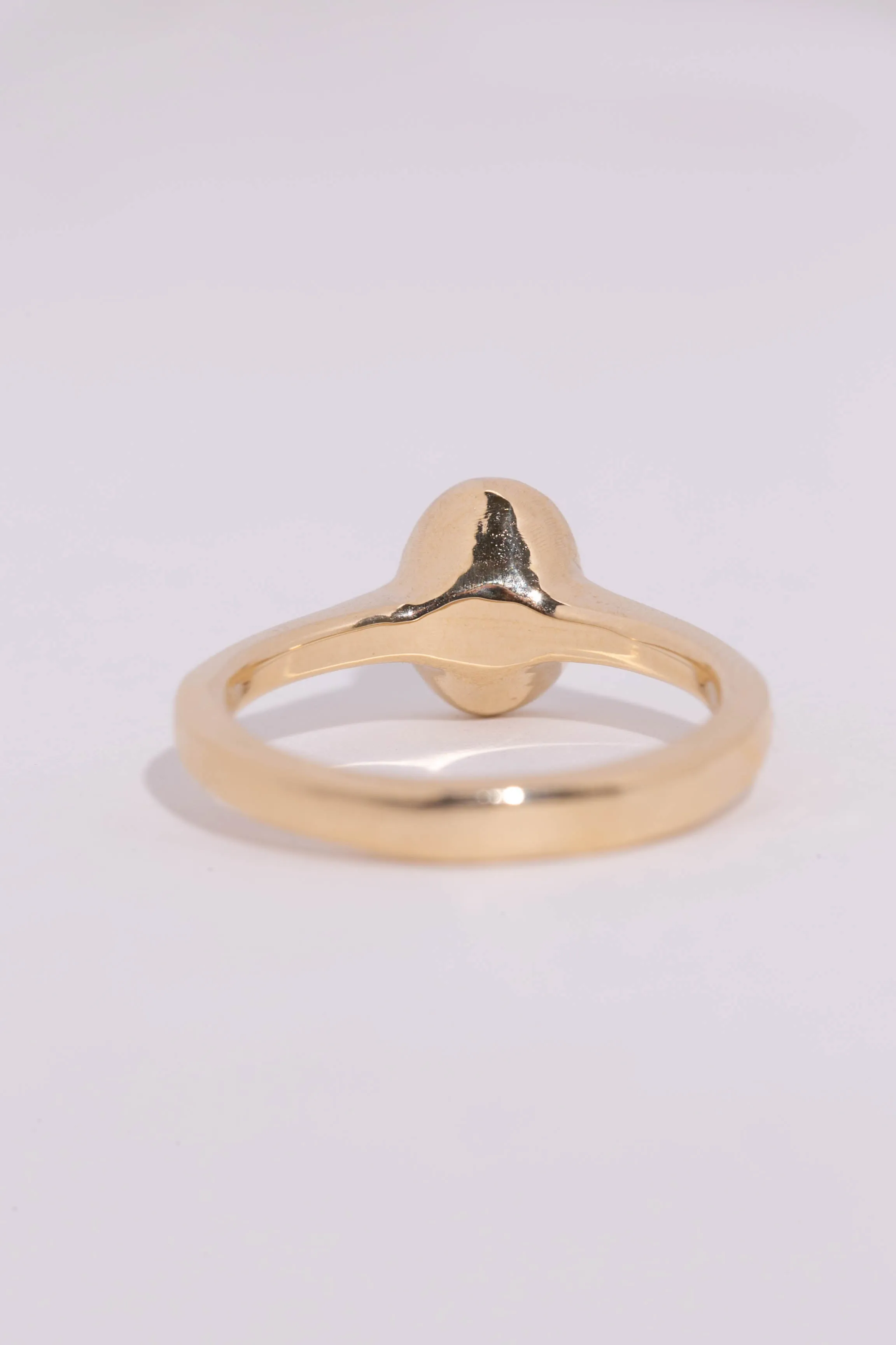 Champagne Sapphire Solitaire