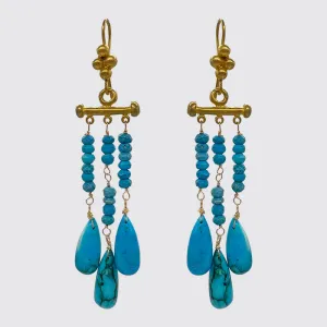 Chandelier Turquoise Earring