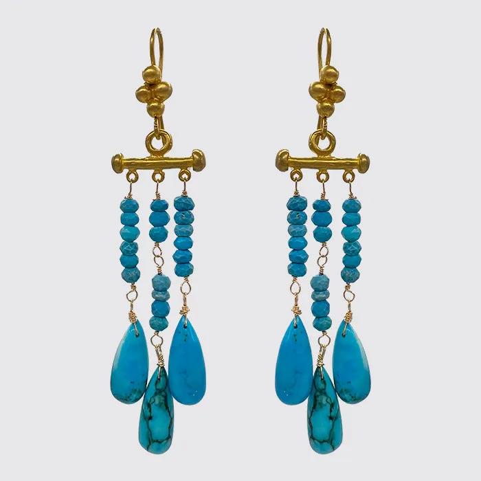 Chandelier Turquoise Earring