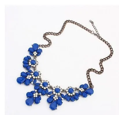 Choker Crystal Gem Collar Necklaces