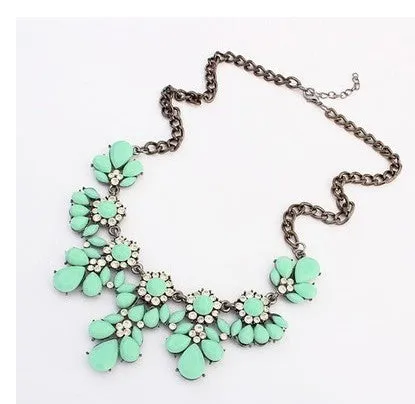 Choker Crystal Gem Collar Necklaces