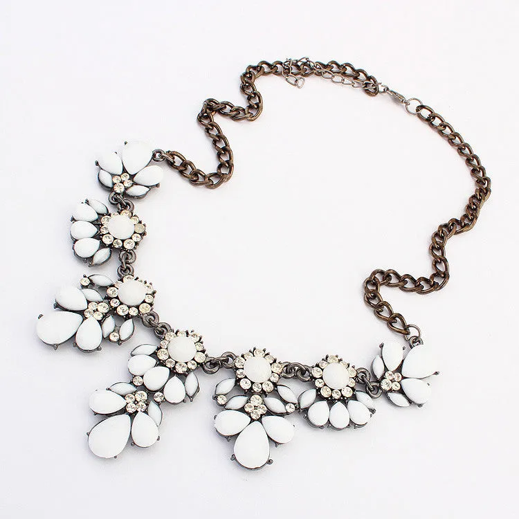 Choker Crystal Gem Collar Necklaces
