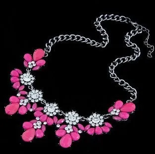 Choker Crystal Gem Collar Necklaces