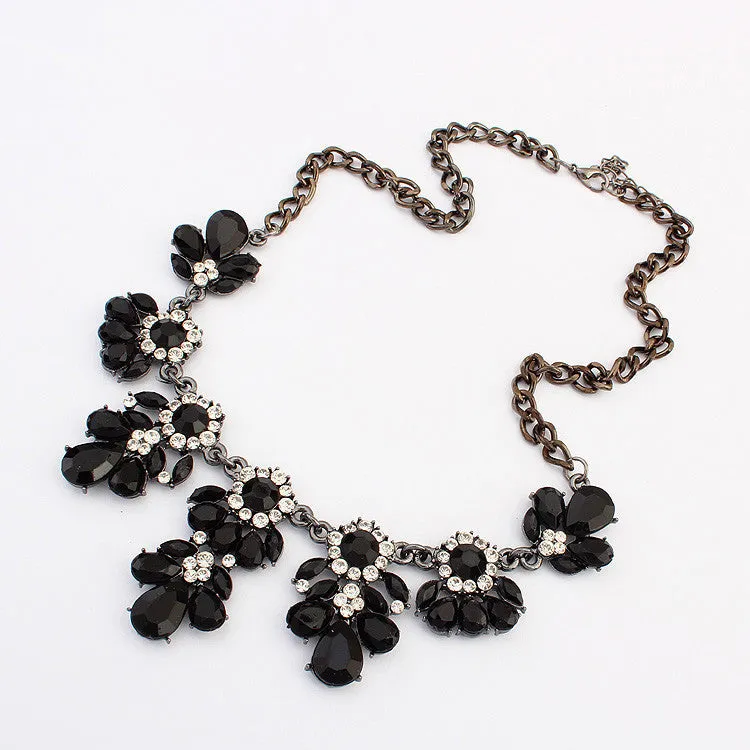 Choker Crystal Gem Collar Necklaces