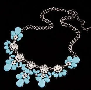 Choker Crystal Gem Collar Necklaces