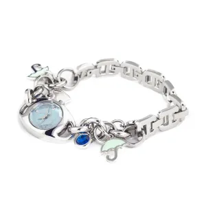 Chronotech Silver Stainless Steel Watch