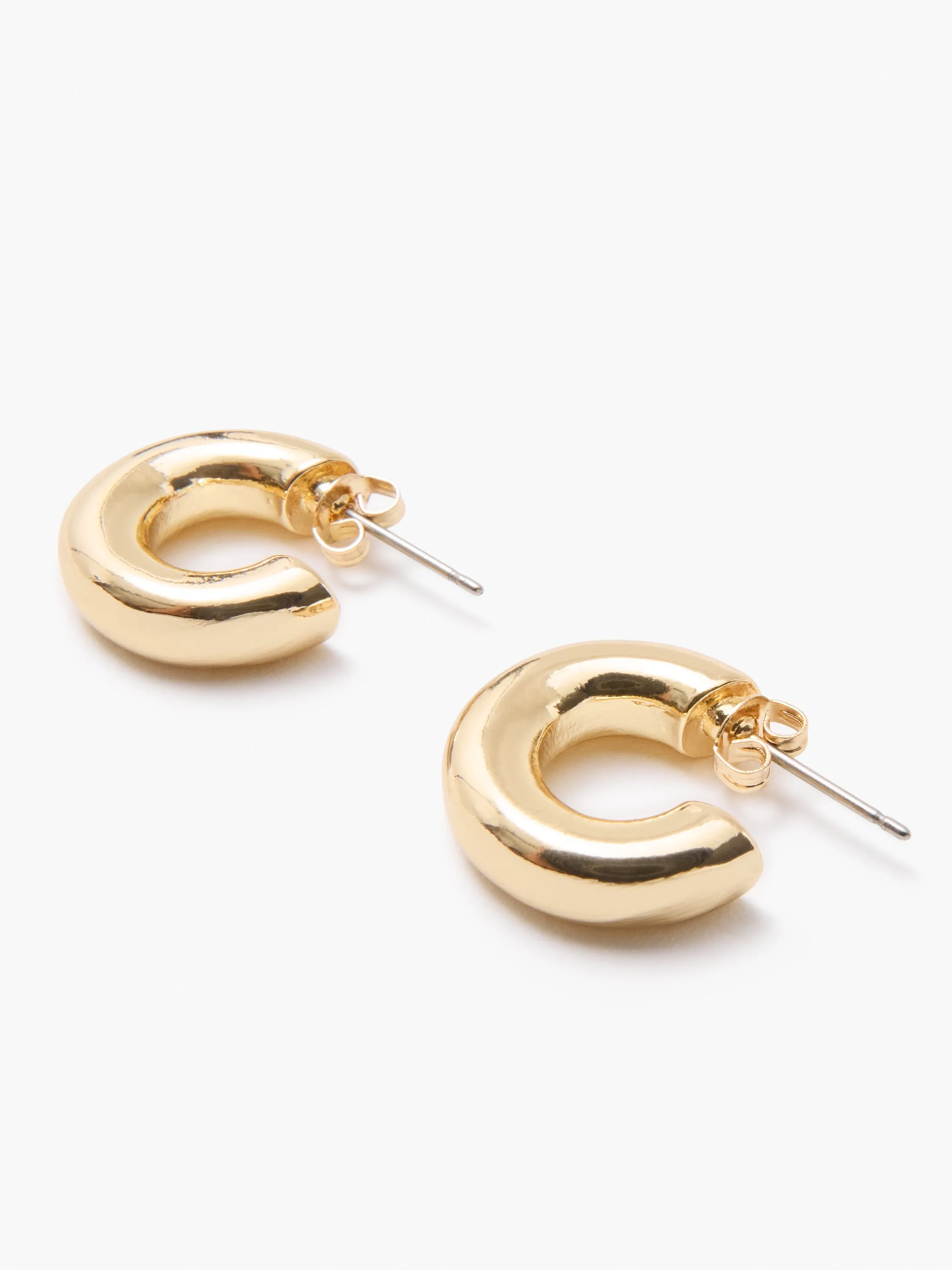Chunky Half Hoop Earrings