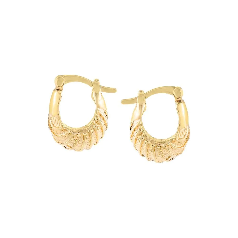 Chunky Tidal Hoop Earrings