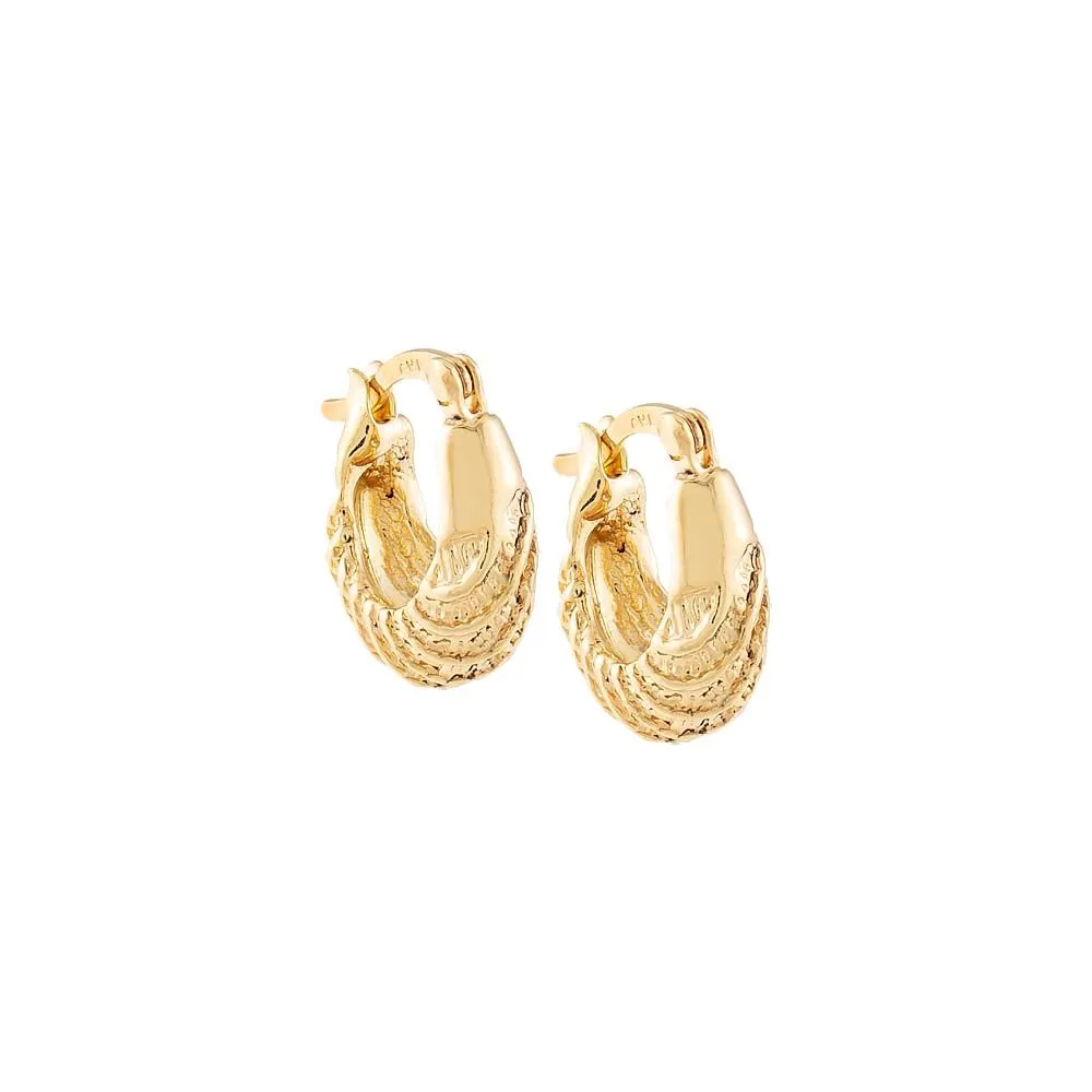 Chunky Tidal Hoop Earrings