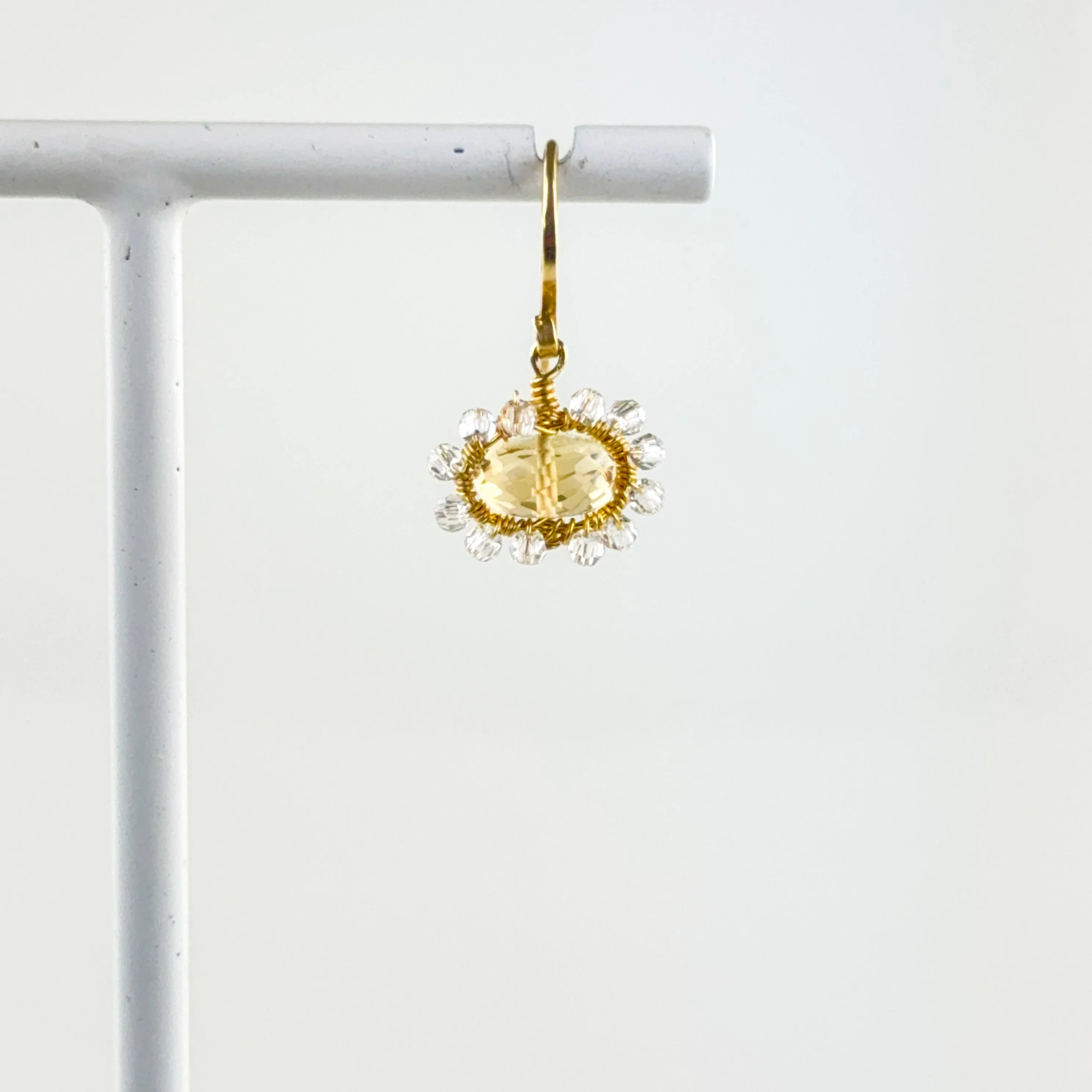 Citrine Droplet Earrings