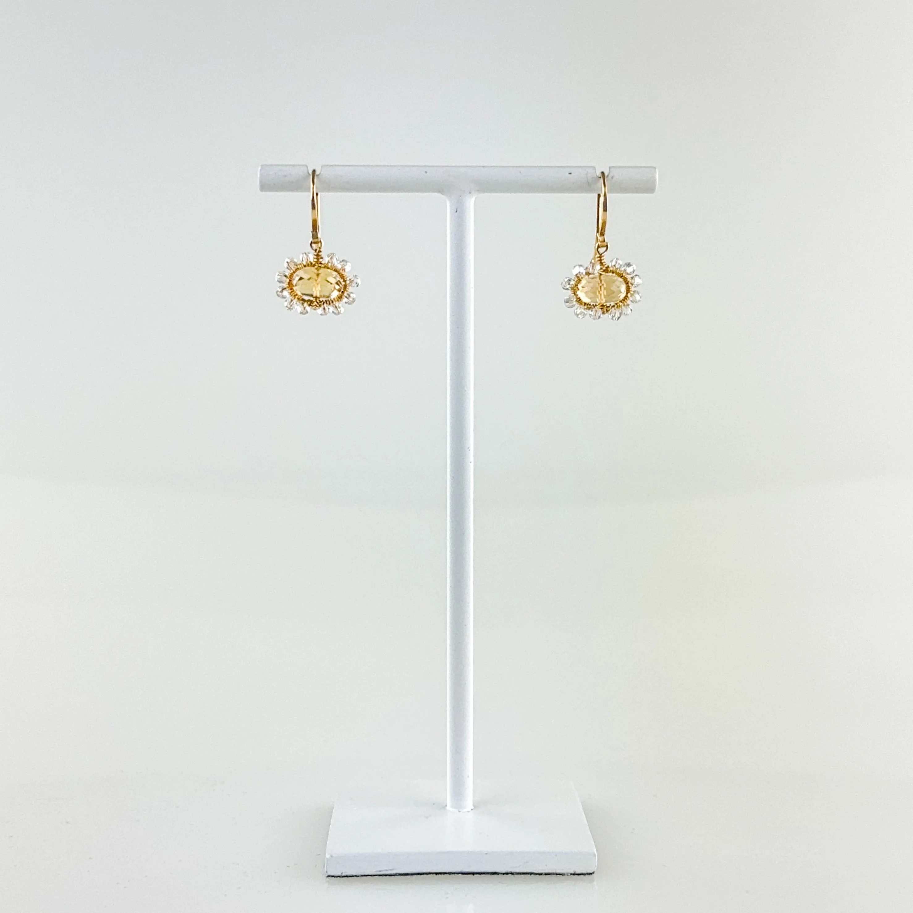 Citrine Droplet Earrings