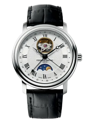 CLASSICS HEART BEAT MOONPHASE DATE SILVER DIAL