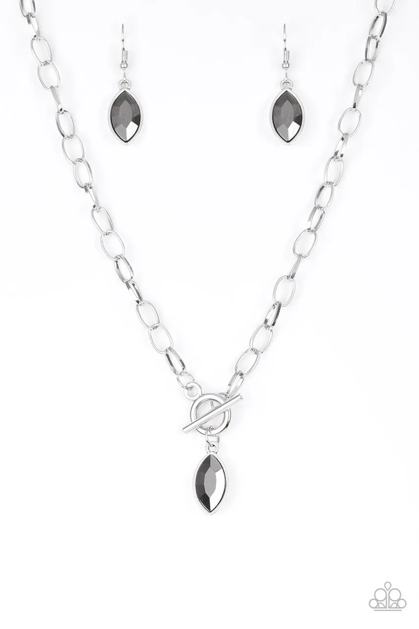 Club Sparkle Silver Paparazzi Necklace