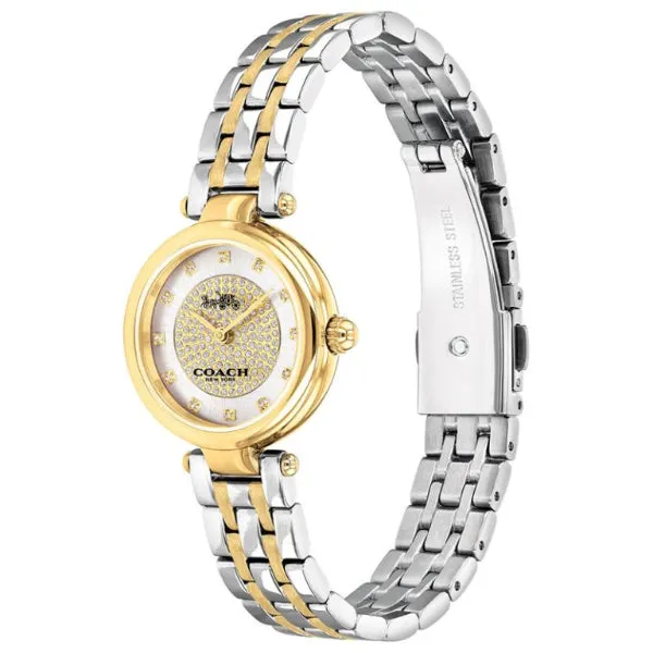 Coach Park Two-tone Stainless Steel Silver Dial Quartz Watch for Ladies - 14503643