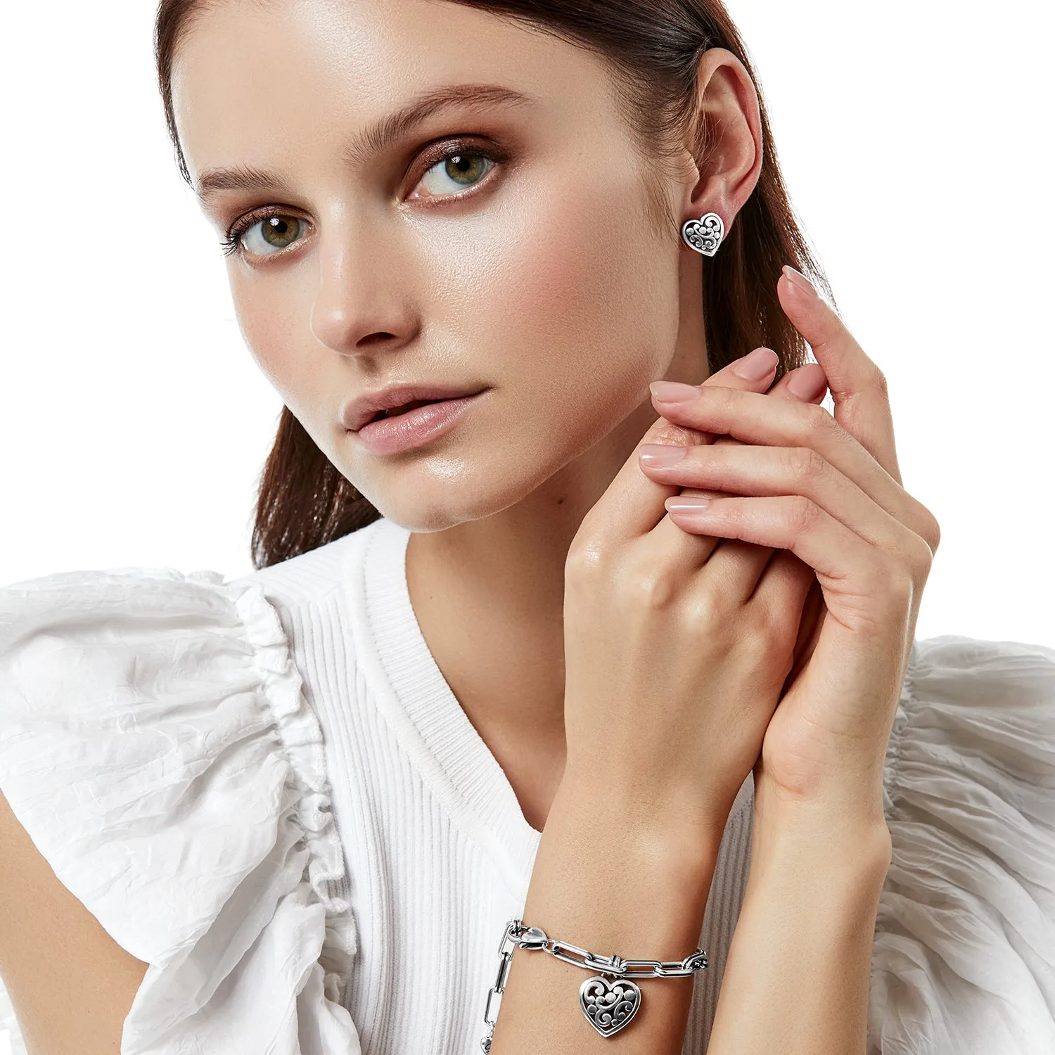 Contempo Heart Link Bracelet - JF0017