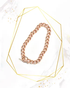 Copper Bracelet Light 7.5" Chain Link 'SUPER B'