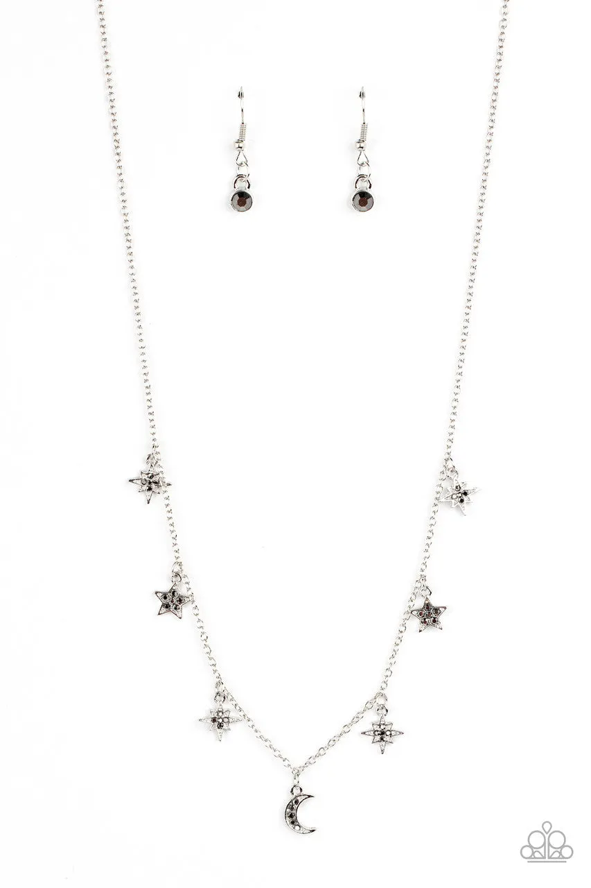 Cosmic Runway Silver Paparazzi Necklace