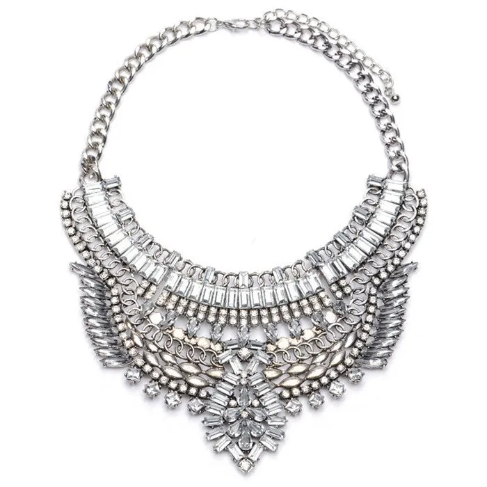 Crystal Collier Vintage Necklaces Pendants Collar Statement Bijoux Fashion Choker Maxi Boho Accessories