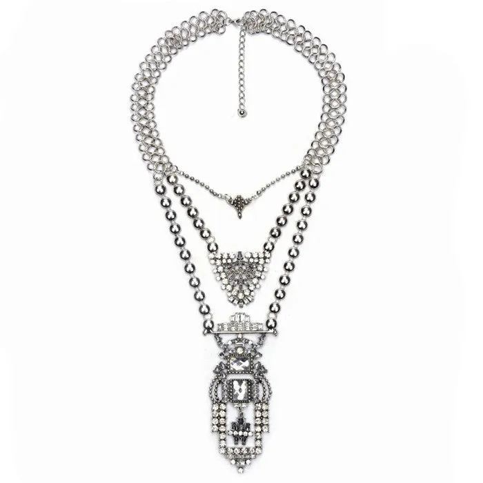 Crystal Collier Vintage Necklaces Pendants Collar Statement Bijoux Fashion Choker Maxi Boho Accessories