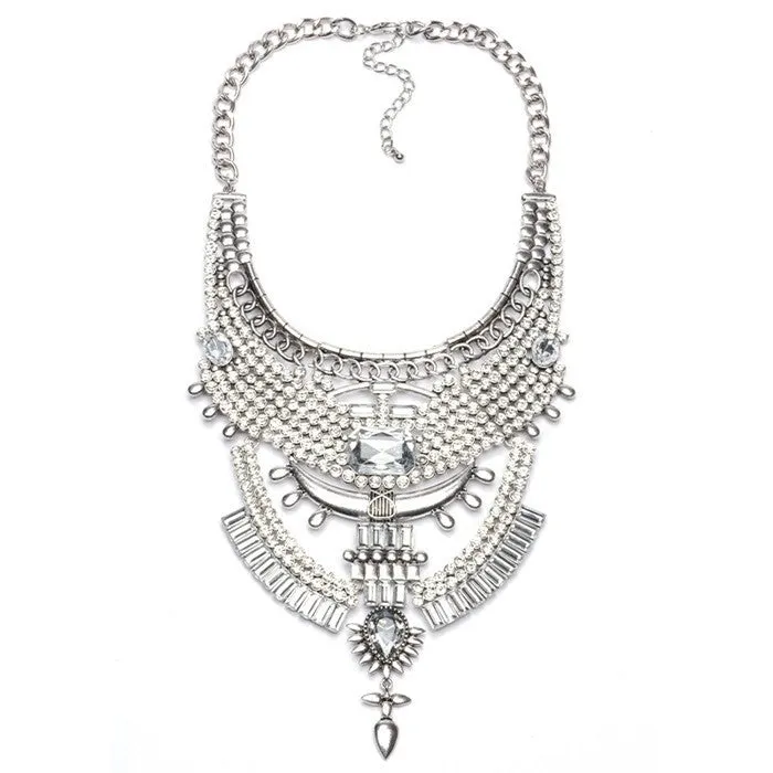 Crystal Collier Vintage Necklaces Pendants Collar Statement Bijoux Fashion Choker Maxi Boho Accessories