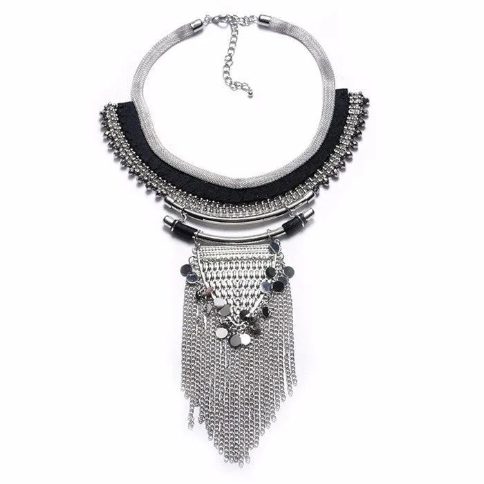 Crystal Collier Vintage Necklaces Pendants Collar Statement Bijoux Fashion Choker Maxi Boho Accessories