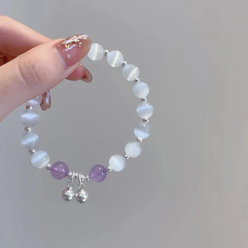 Crystal Star Pentagram Pearl Beaded Bracelet for Women Vintage Aesthetic Charm Double Layer Chain Bracelet Jewelry Gift