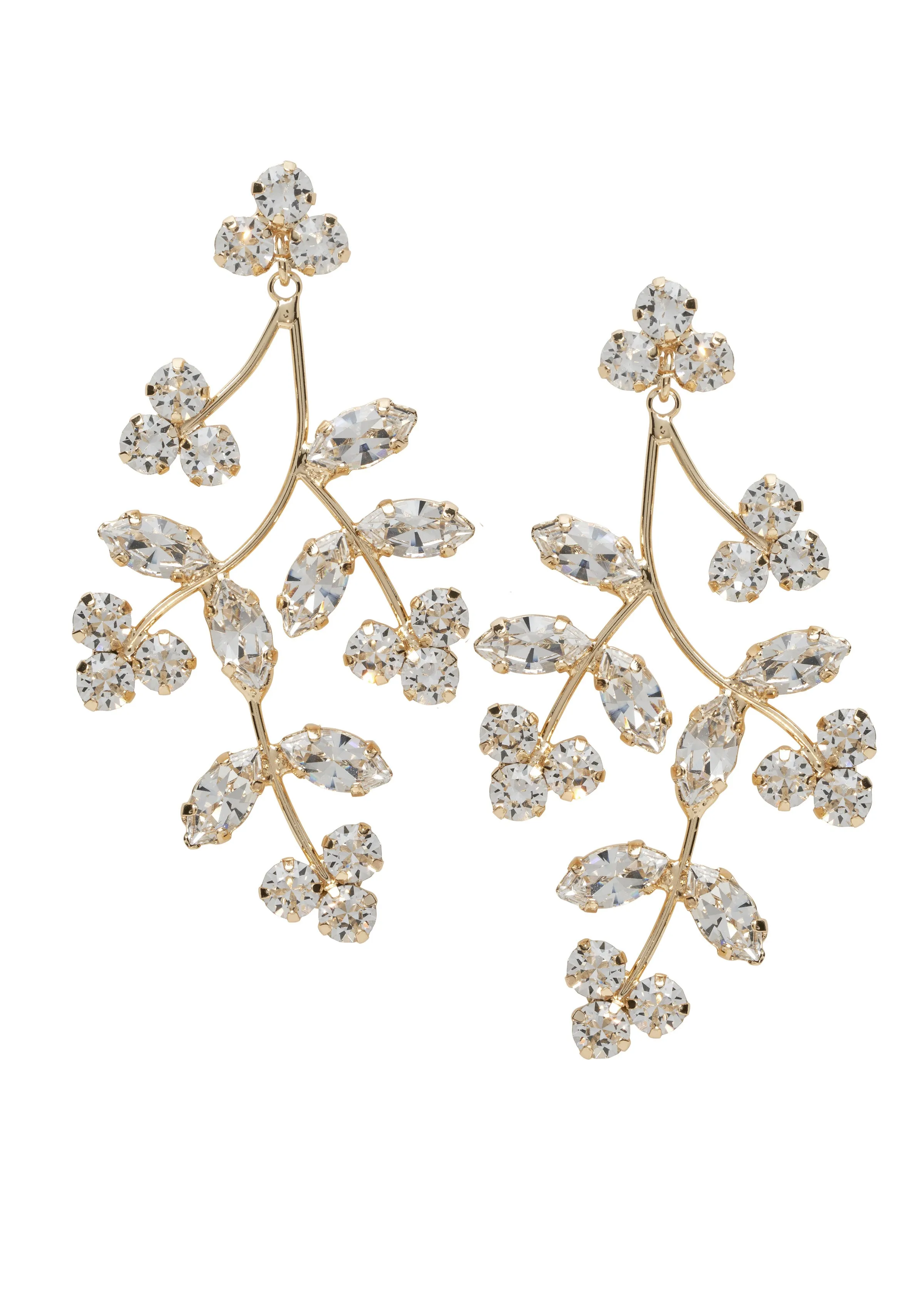 Crystal Triplet Cluster Chandelier
