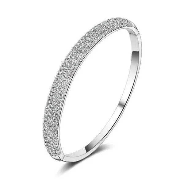 Cubic White Gold Filled Bracelet