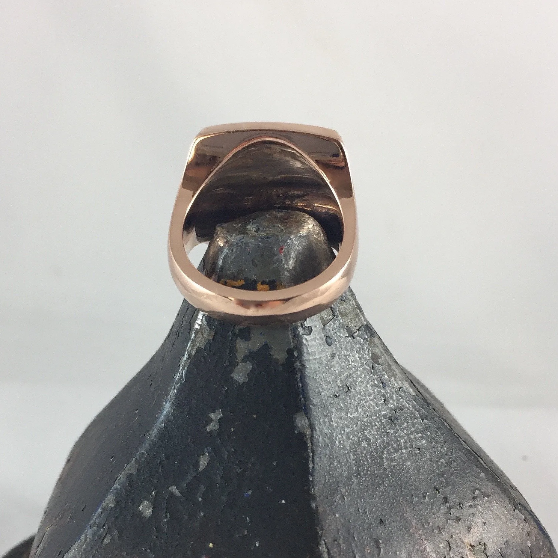 Cushion 18mm x 18mm - 18 Carat Rose Gold Signet Ring