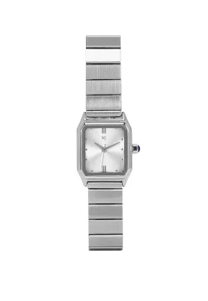 Dana Silver Stainless Steel Analog Watch (Silver)
