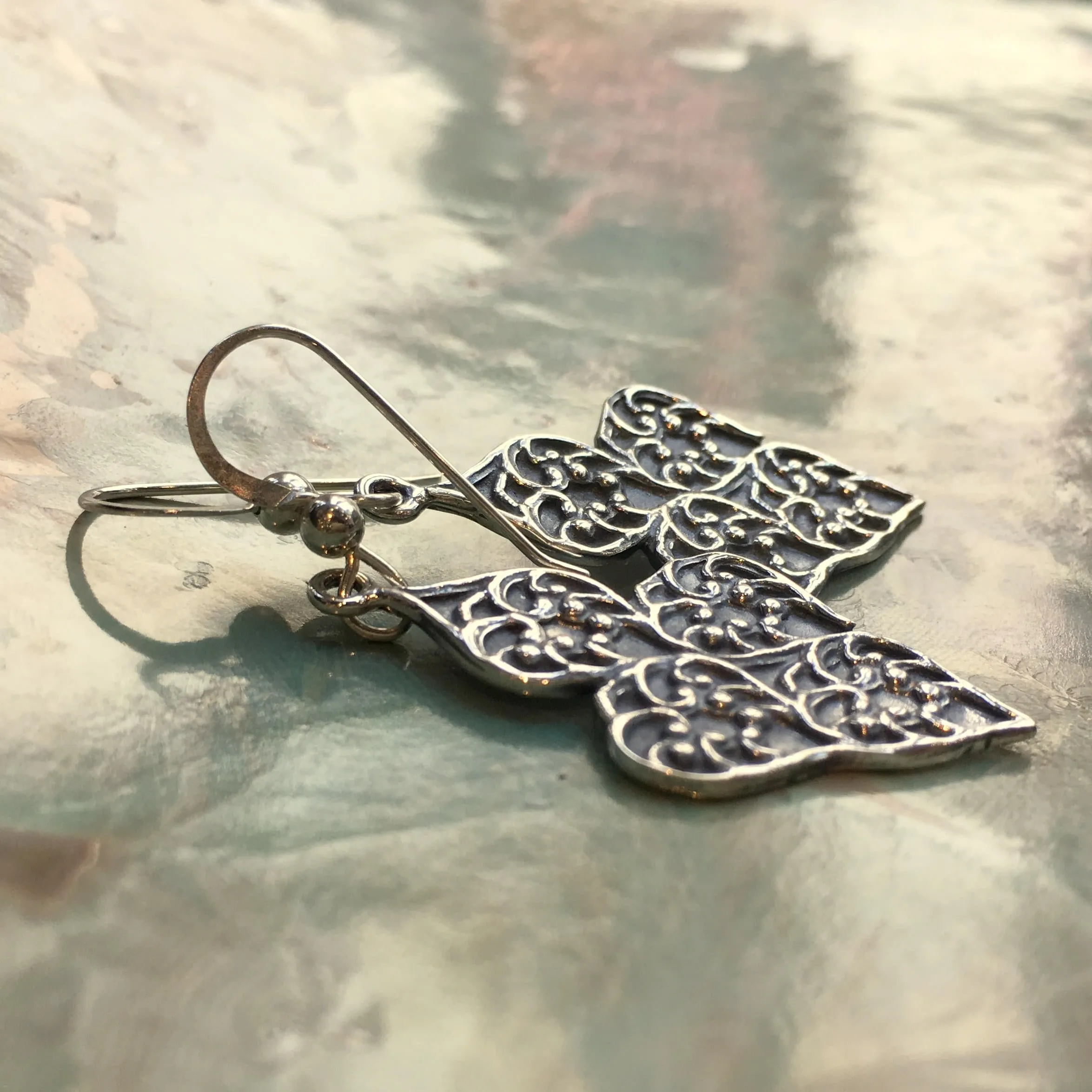 Dangle Long Silver Boho Earrings - Supreme